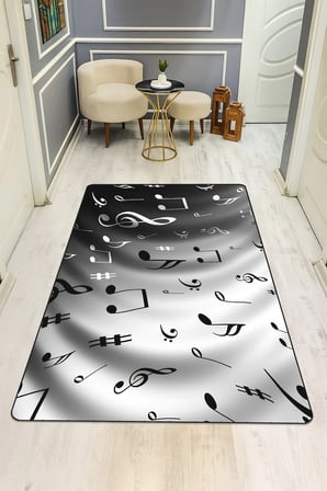 Modern Dijital Baskı Kaymaz Taban Çocuk ve Genç Odası Halısı H0261