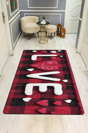 Modern Dijital Baskı Kaymaz Taban Çocuk ve Genç Odası Halısı H0243