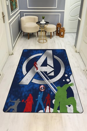 Modern Dijital Baskı Kaymaz Taban Çocuk ve Genç Odası Halısı H0583