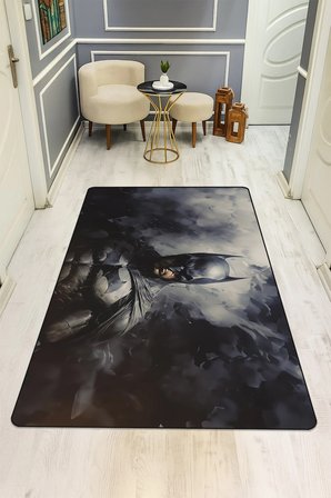 Modern Dijital Baskı Kaymaz Taban Çocuk ve Genç Odası Halısı H0568