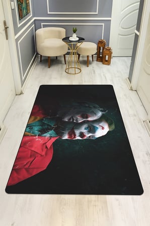 Modern Dijital Baskı Kaymaz Taban Çocuk ve Genç Odası Halısı H0528