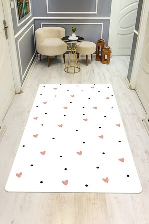Modern Dijital Baskı Kaymaz Taban Çocuk ve Genç Odası Halısı H0629