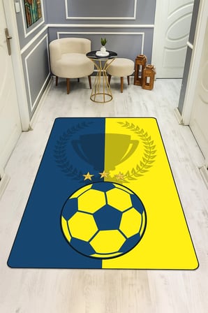 Modern Dijital Baskı Kaymaz Taban Çocuk ve Genç Odası Halısı H0908
