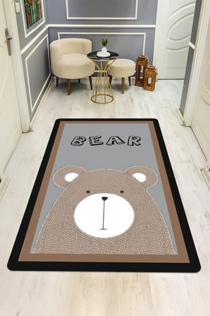 Modern Dijital Baskı Kaymaz Taban Çocuk ve Genç Odası Halısı H0800