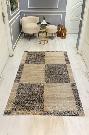 Modern Sisal Serisi Dijital Baskı Sisal Dokuma Halı SLH016
