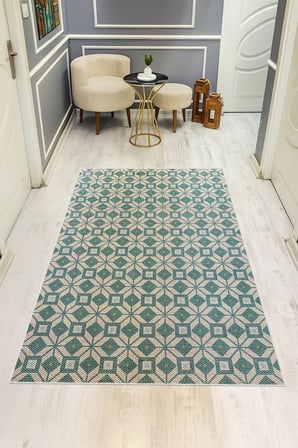 Modern Sisal Serisi Dijital Baskı Sisal Dokuma Halı SLH020