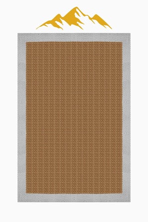 Modern Sisal Serisi Dijital Baskı Sisal Dokuma Halı SLH005