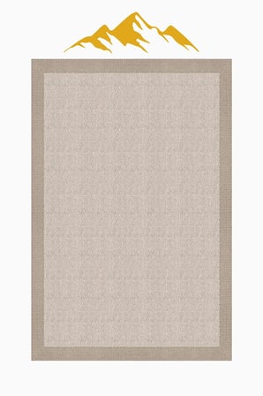 Modern Sisal Serisi Dijital Baskı Sisal Dokuma Halı SLH006