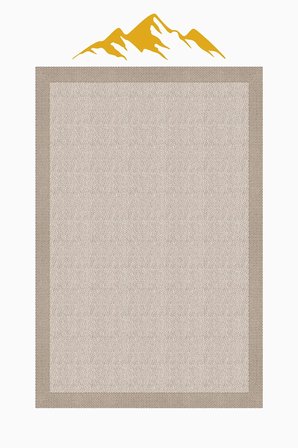 Modern Sisal Serisi Dijital Baskı Sisal Dokuma Halı SLH006