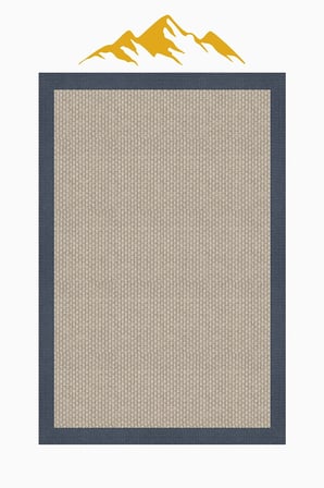 Modern Sisal Serisi Dijital Baskı Sisal Dokuma Halı SLH007