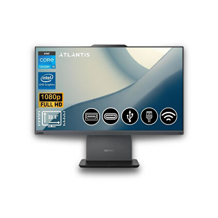 Lenovo ThinkCentre neo 50a 24 Gen 5 I5-13420H 32GB 256GB M.2 SSD  12SC000QTR  ATL12  23.8" Fdos  All In One Bilgisayar 