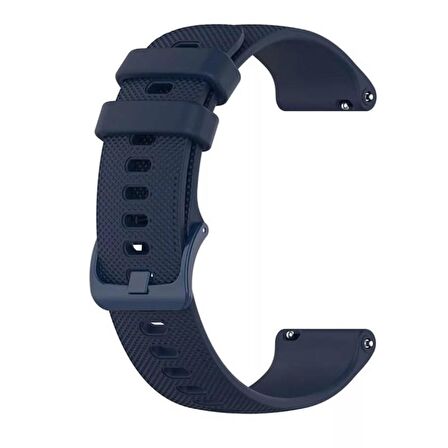 Gpack Garmin Vivoactive 4S 18mm Kordon Benekli Kancalı Silikon