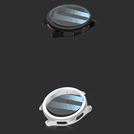 Gpack Samsung Galaxy Watch 6 Classic 43mm Sert Kasa Ve Ekran Koruyuculu Rakamsız Gard 29