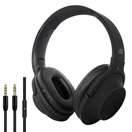 URBAN Kablolu Pc Kulak Üstü Kulaklık 3.5mm Jack Mikrofonlu
