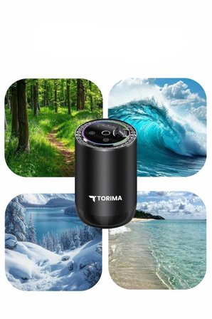 Torima TCF-04 Araç İçi Hava Nemlendirici & Hareket Algılamalı Koku Makinesi Blue Men Esansı – Aromaterapi Difüzör Araç Kokusu