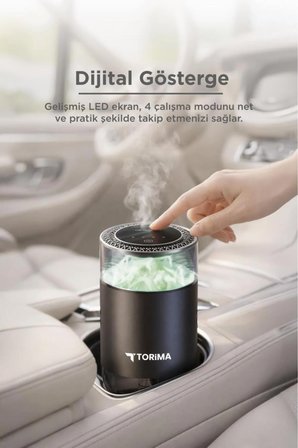 Torima TCF-01 Araç Kokusu Hava Nemlendirici & Hareket Algılamalı Koku Makinesi Secret Forest Esansı – Aromaterapi Difüzör 