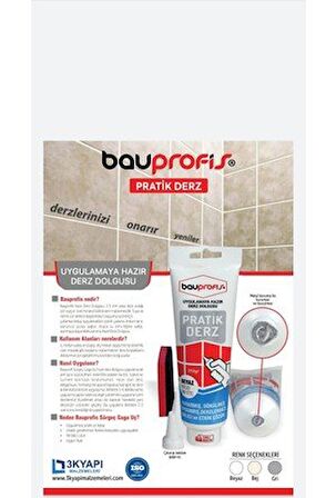 BAUPROFİS UYGULAMAYA HAZIR PRATİK DERZ DOLGUSU GRİ 350 GR