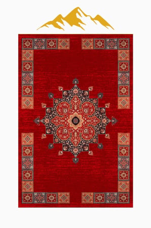 Modern Sisal Serisi Dijital Baskı Sisal Dokuma Halı SLH037