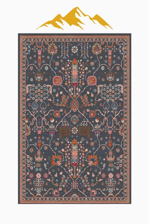 Modern Sisal Serisi Dijital Baskı Sisal Dokuma Halı SLH051