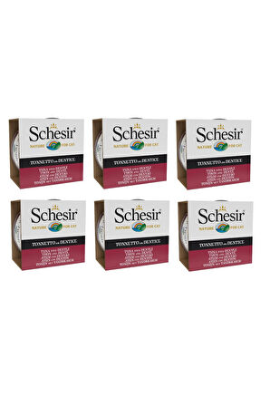 Schesir Ton & Sinarit Kedi Konservesi 85 Gr. X 6 Adet