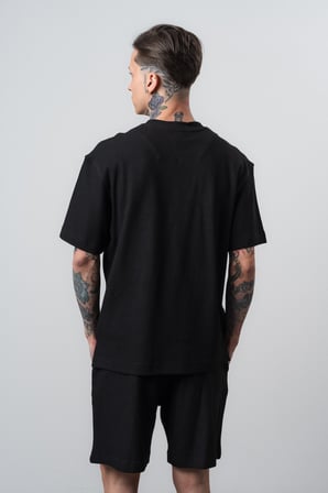 Erkek Countryman Nakışlı Regular Fit T-Shirt Siyah