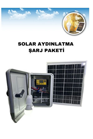 Taşınabilir 25w Güneş Paneli 2 Lamba ve USB Cep Telefonu Şarj Sistemi