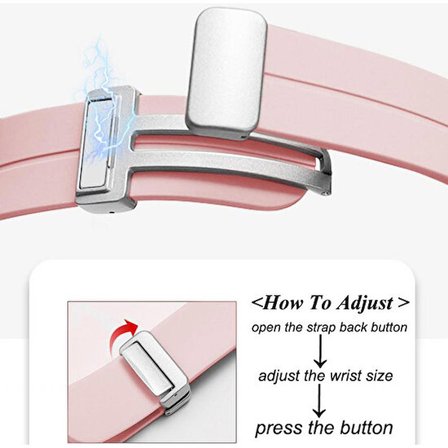 Gpack Kalenji CW900HR Kordon Silikon Mıknatıslı Ayarlanabilir HS19