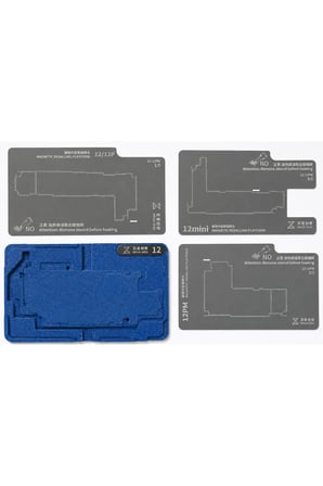 Çok Fonksiyonlu Manyetik Anakart Reballing Kalıp Ve Altlık Seti iPhone 11 12 13 14 Uyumlu 5 Parça