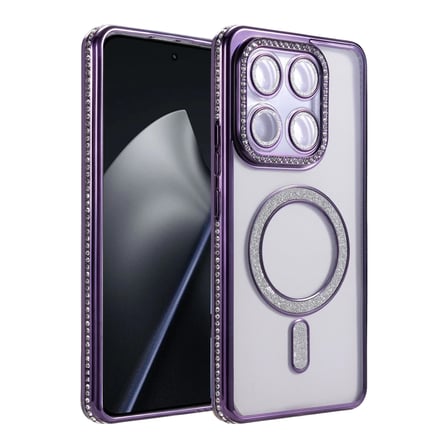 Xiaomi Mi 15T Pro Joke Simli Magneticsafe Kılıf - Derin Mor