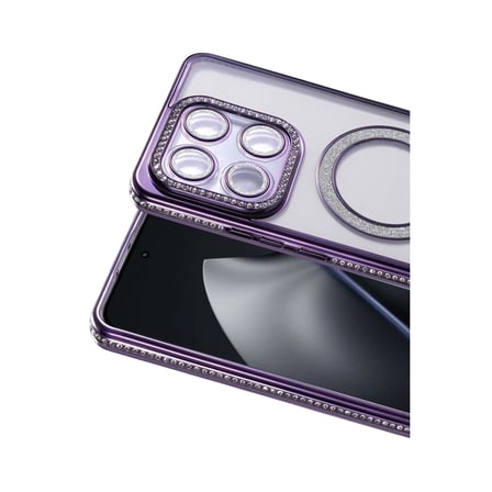 Xiaomi Mi 15T Pro Joke Simli Magneticsafe Kılıf - Derin Mor