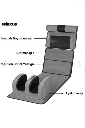 Rlx20 Katlanabilir Elektrikli Tam Vücut Isıtmalı Masaj Yatağı Boyun Masaj Cihazı Ayak Masaj Cihazı