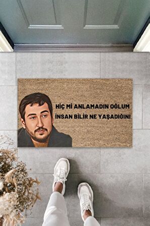 Dormot Home Modern Dijital Baskı - Mizah Gibi - Kapı Önü Paspası 70x45cm