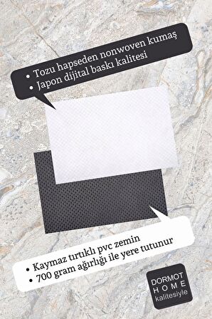 Dormot Home Modern Dijital Baskı - La Casa De Papel - Kapı Önü Paspası 70x45cm
