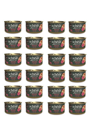 Schesir After Dark Parça Etli Tavuk ve Sığır Etli Kedi Konserve 80 Gr. X 24 Adet