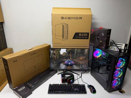 DAGMOR İ5 3470 16 GB 256GB M2+500GB 4GB VGA 24.5' EKRAN +KLAVYE+MOUSE+KULAKLIK PC KASA