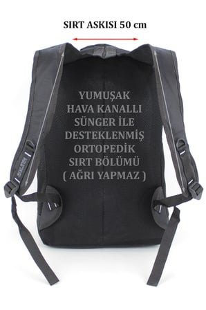 polo club Büyük Boy Sırt Çantası Yarı Dağcı Ve Seyahat Çantası 50 lt