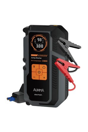 Auhma A9944 16.000 mAh Akü Takviye Cihazı Şarjlı Hava Kompresörü 150 PSI Lastik Şişirme Pompası Powerbank