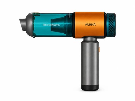 AUHMA AHV-27 22.000Pa Kablosuz Araç İçi El Süpürgesi 220W Güçlü Motor 9.000mAh Şarjlı Hava Üfleyici Araç & Ev Temizlik Süpürgesi