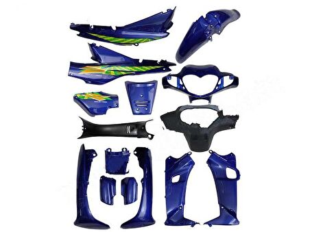 J-CUB ÇELİK KAPORTA MAVİ (Far + Stop)