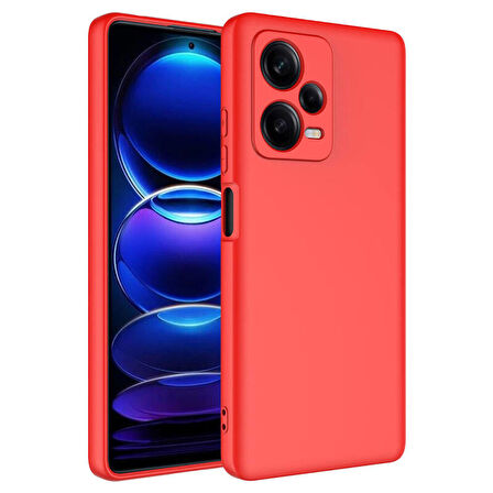 Gpack Xiaomi Redmi Note 12 Pro Plus 5G Kılıf Mara Lansman Silikon Mat Soft Kamera Korumalı