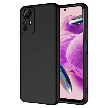 Gpack Xiaomi Redmi Note 12S Kılıf Mara Lansman Silikon Mat Soft Kamera Korumalı