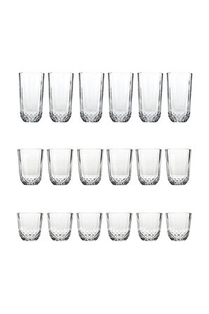 Paşabahçe su bardak  seti diony su bardağı takımı 18 prç.özel seri