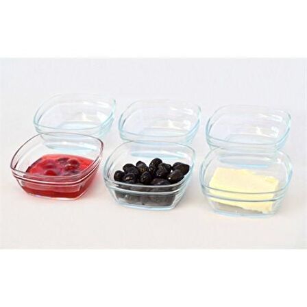 Paşabahçe 53662 puddin kase - cam kase 6 lı
