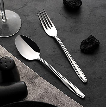 Nehir buket yemek çatal - 12 li yemek çatalı