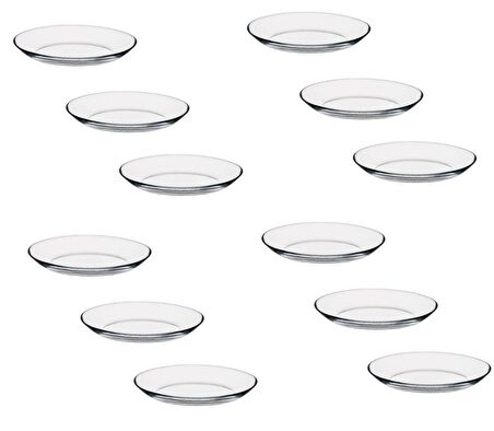 Paşabahçe invitation 12 li mini kayık tabak - kahvaltılık çerezlik 17x13cm.