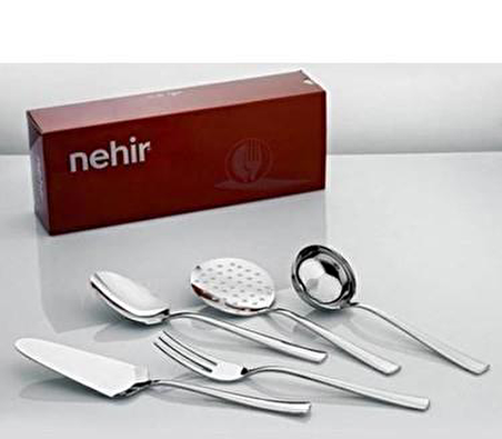 Nehir sahra çatal kaşık takımı - 65 prç. çatal kaşık servis takımı seti