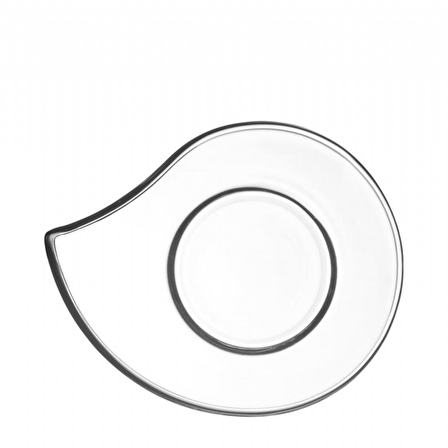 Lav eva 12 li cam çay bardağı altlığı - çay tabağı