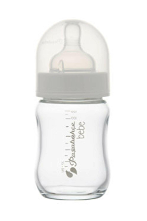 Paşabahçe 2 li borcam emzikli cam biberon 120 ml.