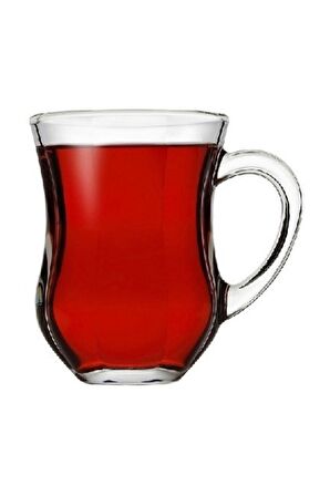 Paşabahçe dem kulplu çay bardak -12 li çay bardağı 