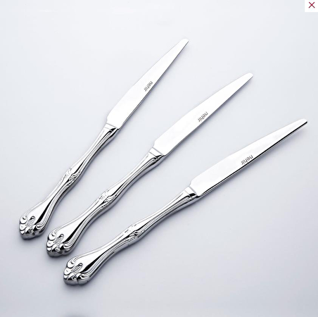 Nehir lalezar pasta tatlı bıçak 6 lı pasta tatlı bıçağı